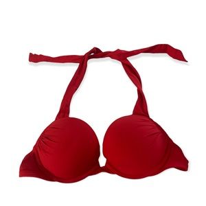 Victoria’s Secret Red Push Up Bikini Top